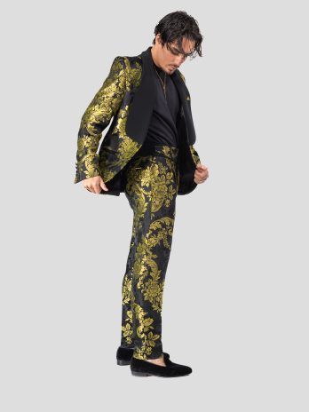 Traje Completo Brocado Gold Antonio Acosta