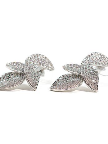 Pendientes Joya Cristal Plateado