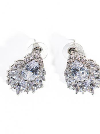 Pendiente Joya Cristal Plata
