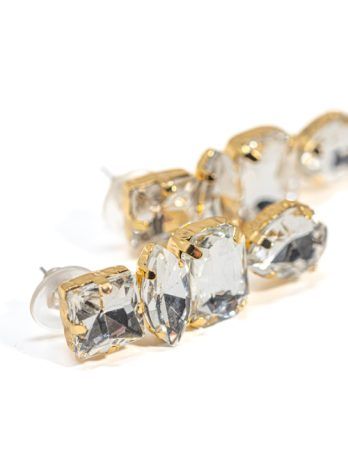 Pendiente Joya Cristal Oro