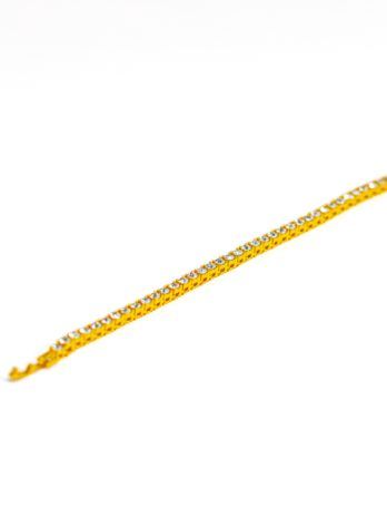 Pulsera Diamante Dorada