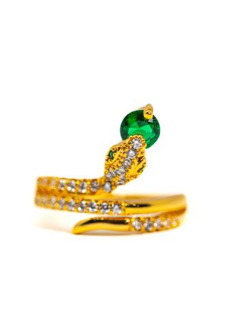 Anillo Serpiente Verde